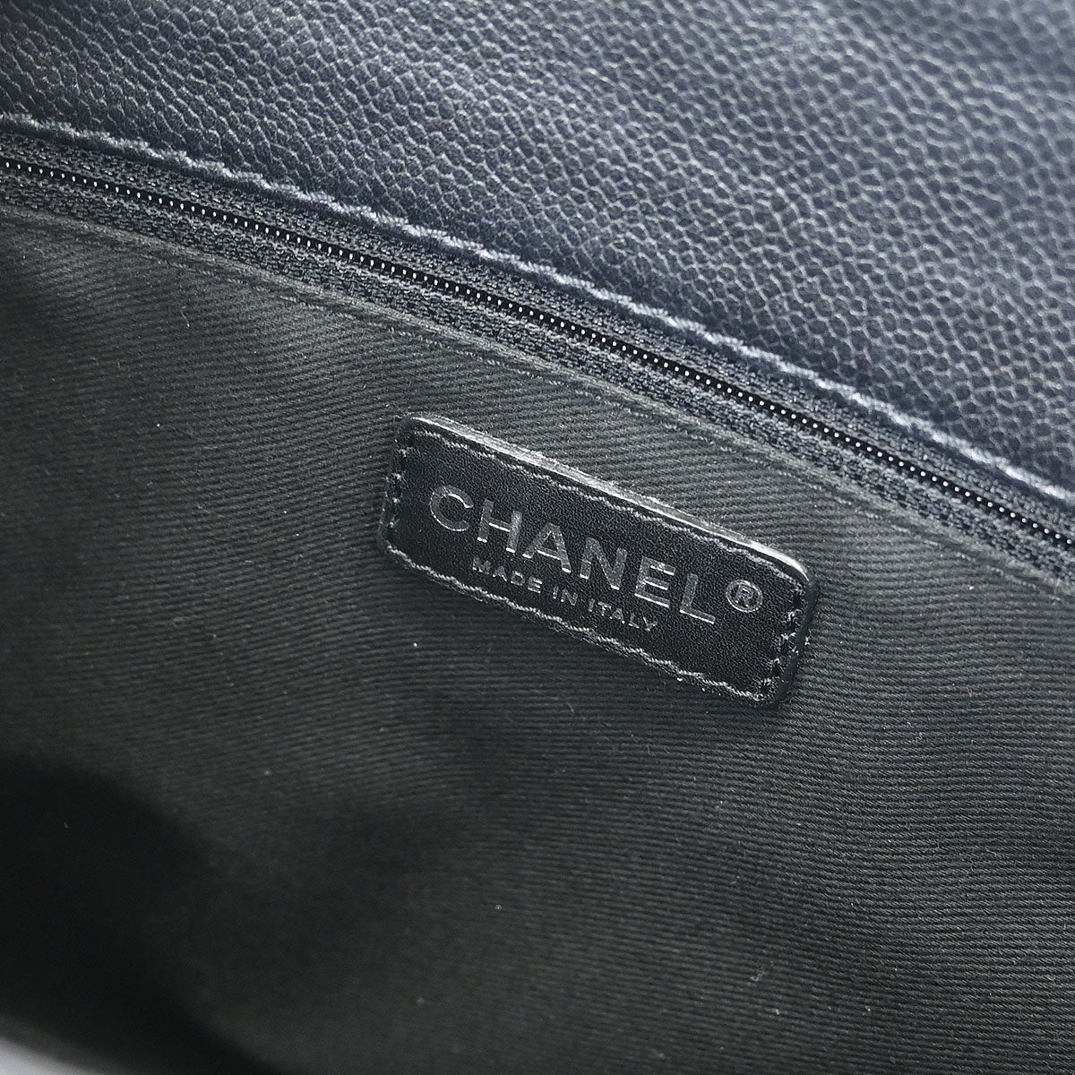 Chanel Black Calfskin Grand Shopping Tote GST Chain Handbag