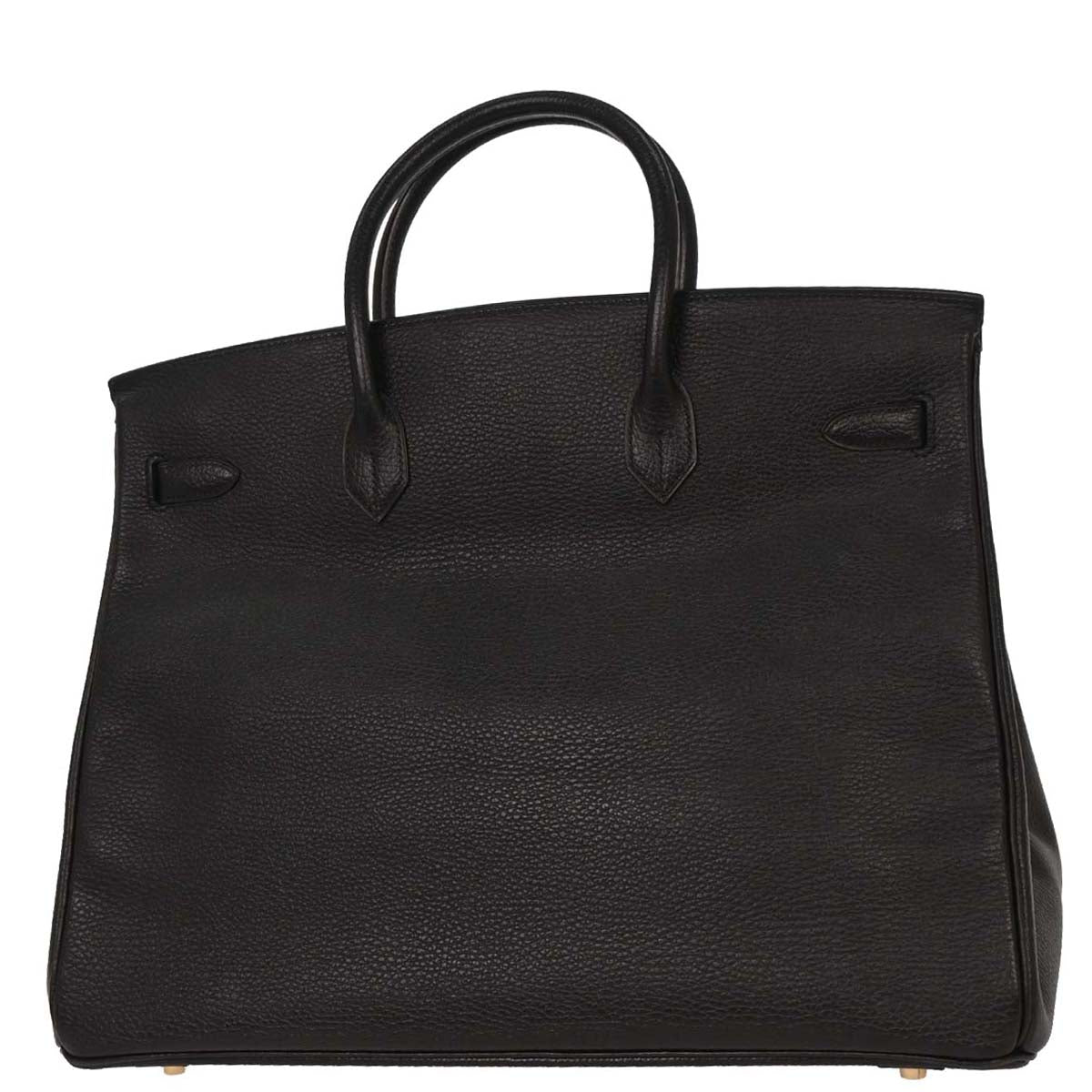 Hermes Black Ardennes Birkin 40 Handbag