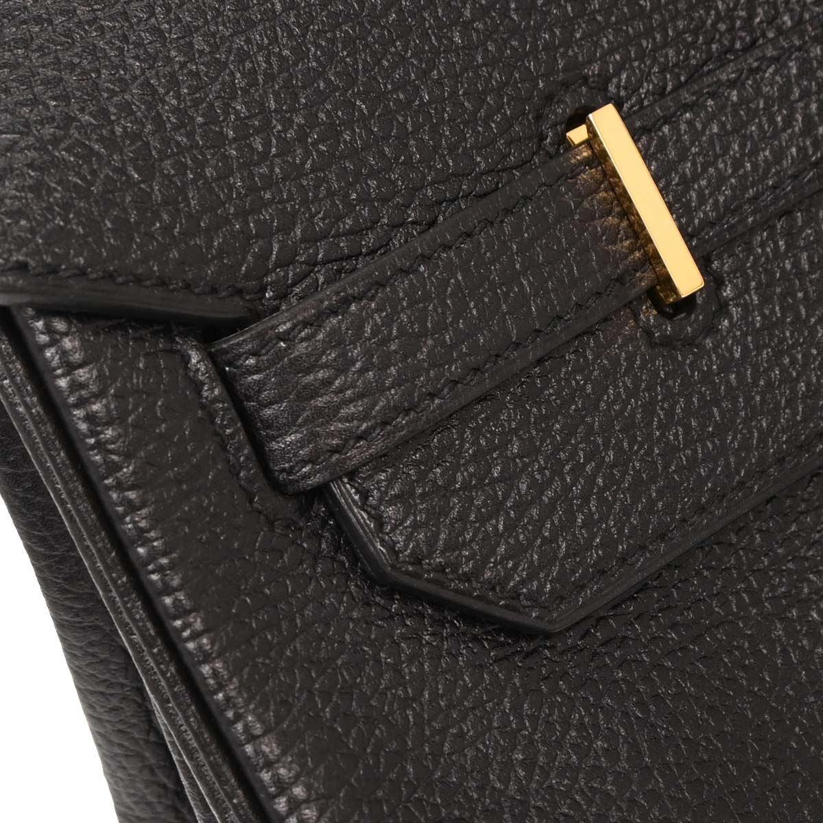 Hermes Black Ardennes Birkin 40 Handbag