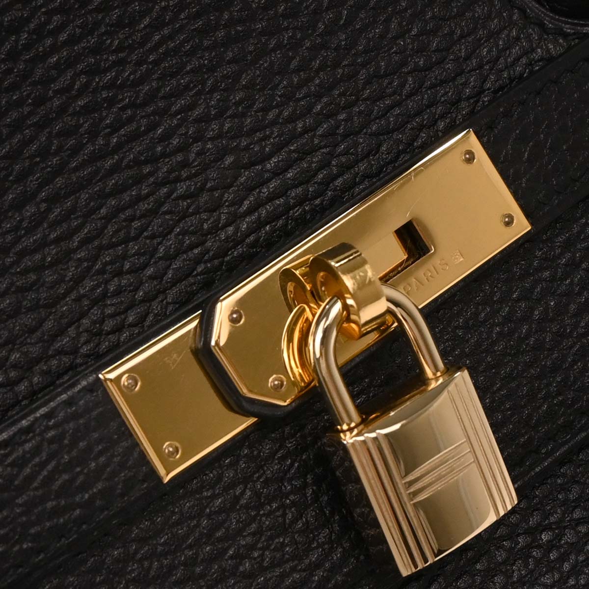 Hermes Black Ardennes Birkin 40 Handbag