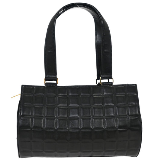 Chanel Black Lambskin Choco Bar Handbag