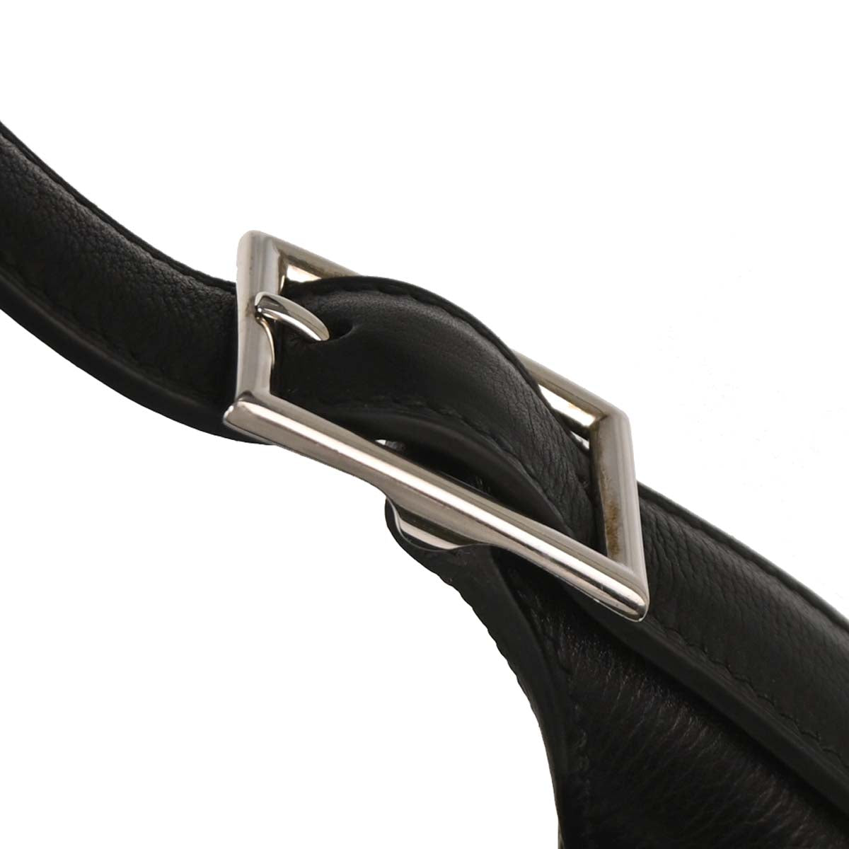 Hermes Black Evergrain Trim 38 Handbag