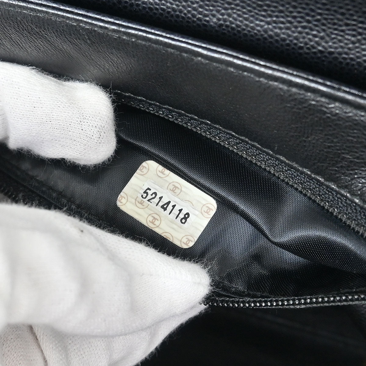 Chanel Black Caviar Handbag