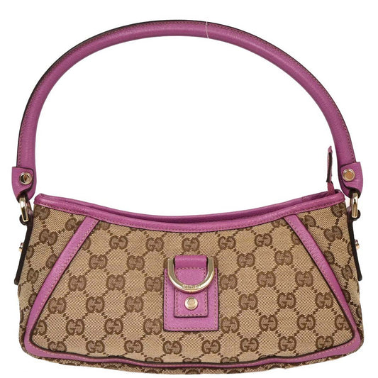 Gucci Beige GG Abbey D Ring Handbag