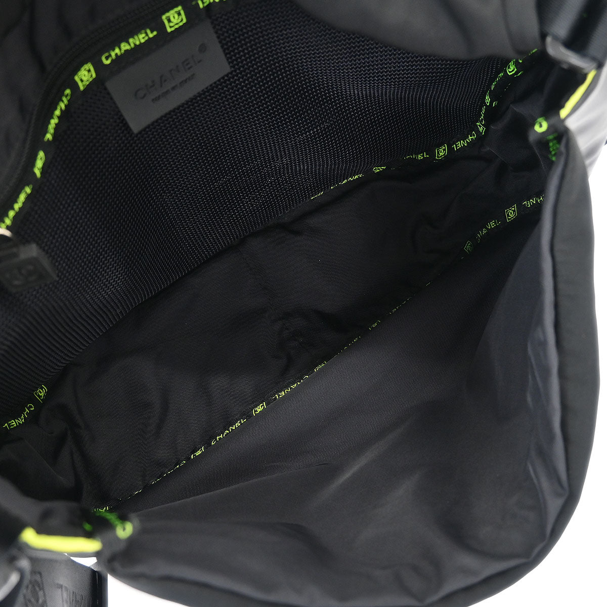 Chanel 2005-2006 Black Nylon Sport Line Shoulder Bag