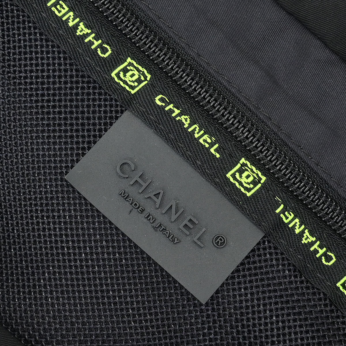 Chanel 2005-2006 Black Nylon Sport Line Shoulder Bag