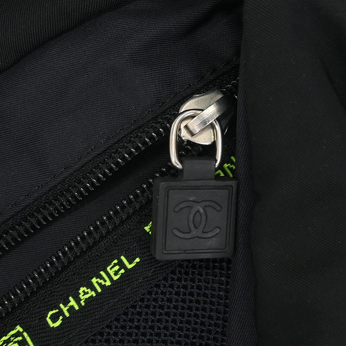 Chanel 2005-2006 Black Nylon Sport Line Shoulder Bag