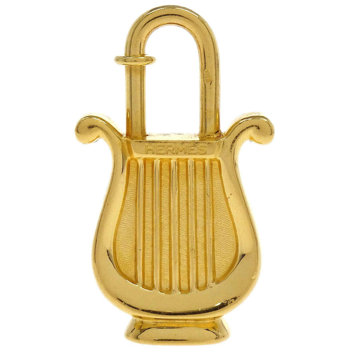 Hermes Harp 1996 Cadena Padlock Gold Small Good