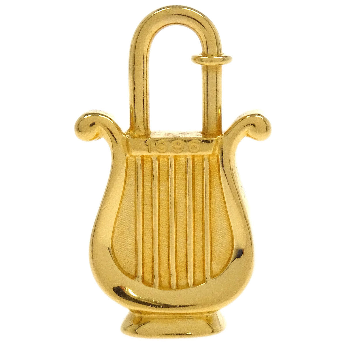 Hermes Harp 1996 Cadena Padlock Gold Small Good
