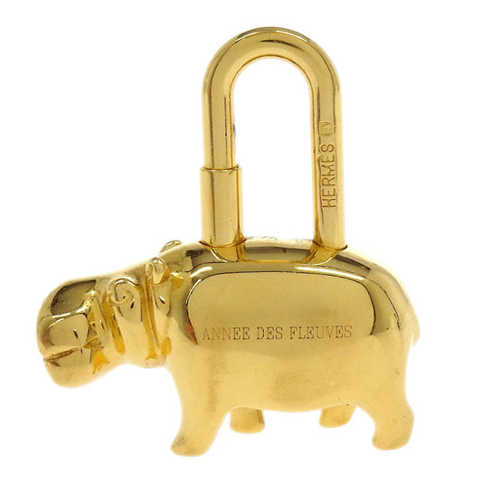 Hermes 2005 Annee Des Fleuves Cadena Gold Small Good
