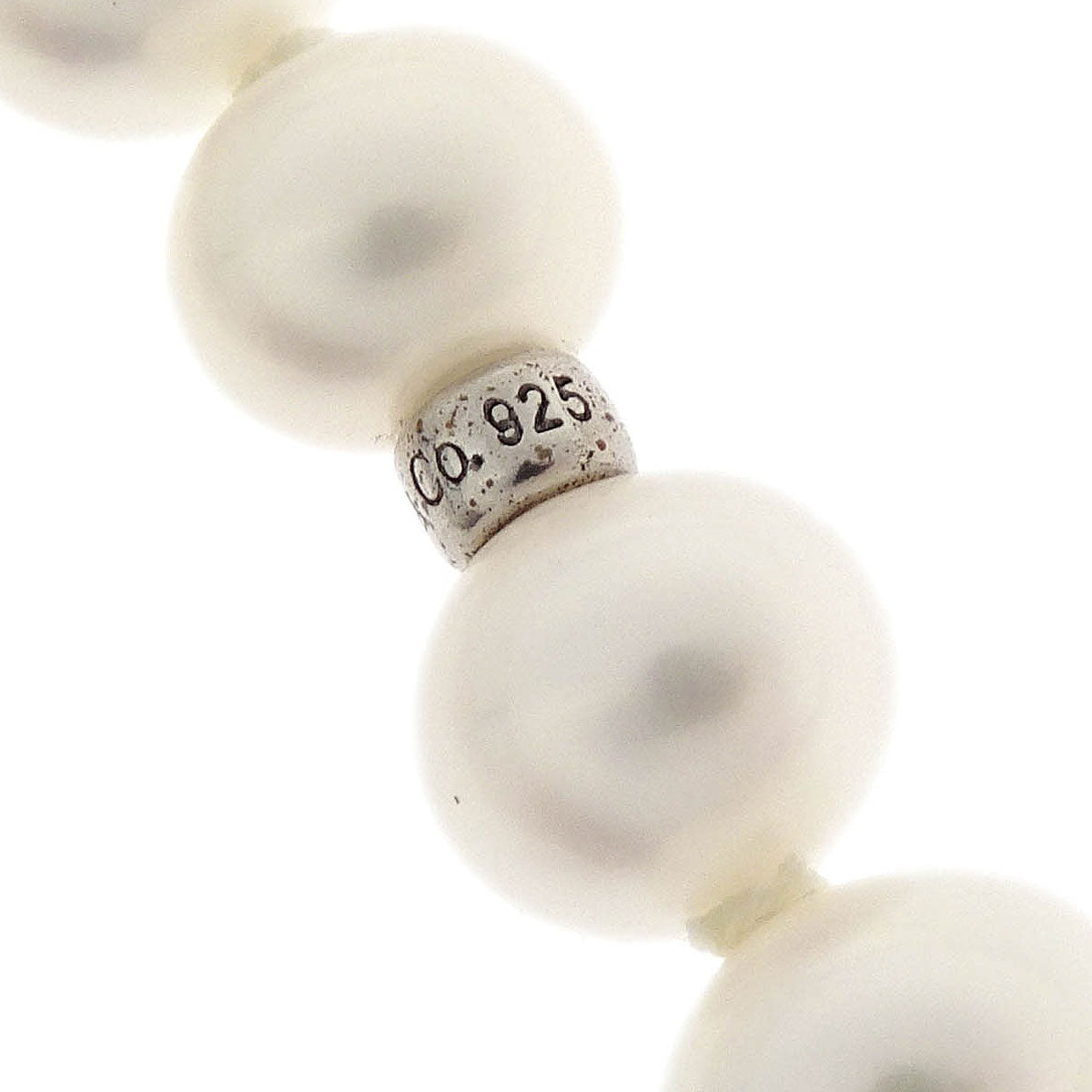 Tiffany & Co. Chain Necklace SV925 Silver Freshwater Pearl