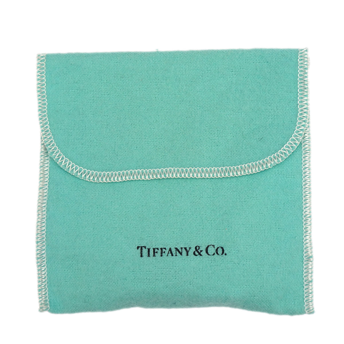 Tiffany & Co. Open Heart Chain Necklace SV925 Silver Freshwater Pearl