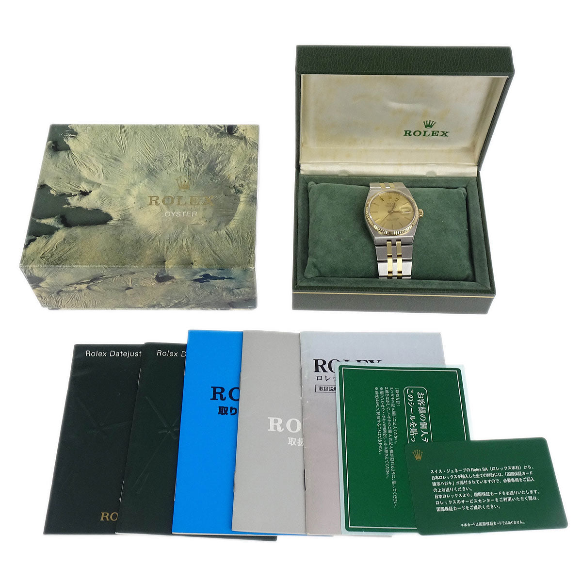 Rolex Oysterquartz Datejust Ref.17013 Watch SS 18KYG