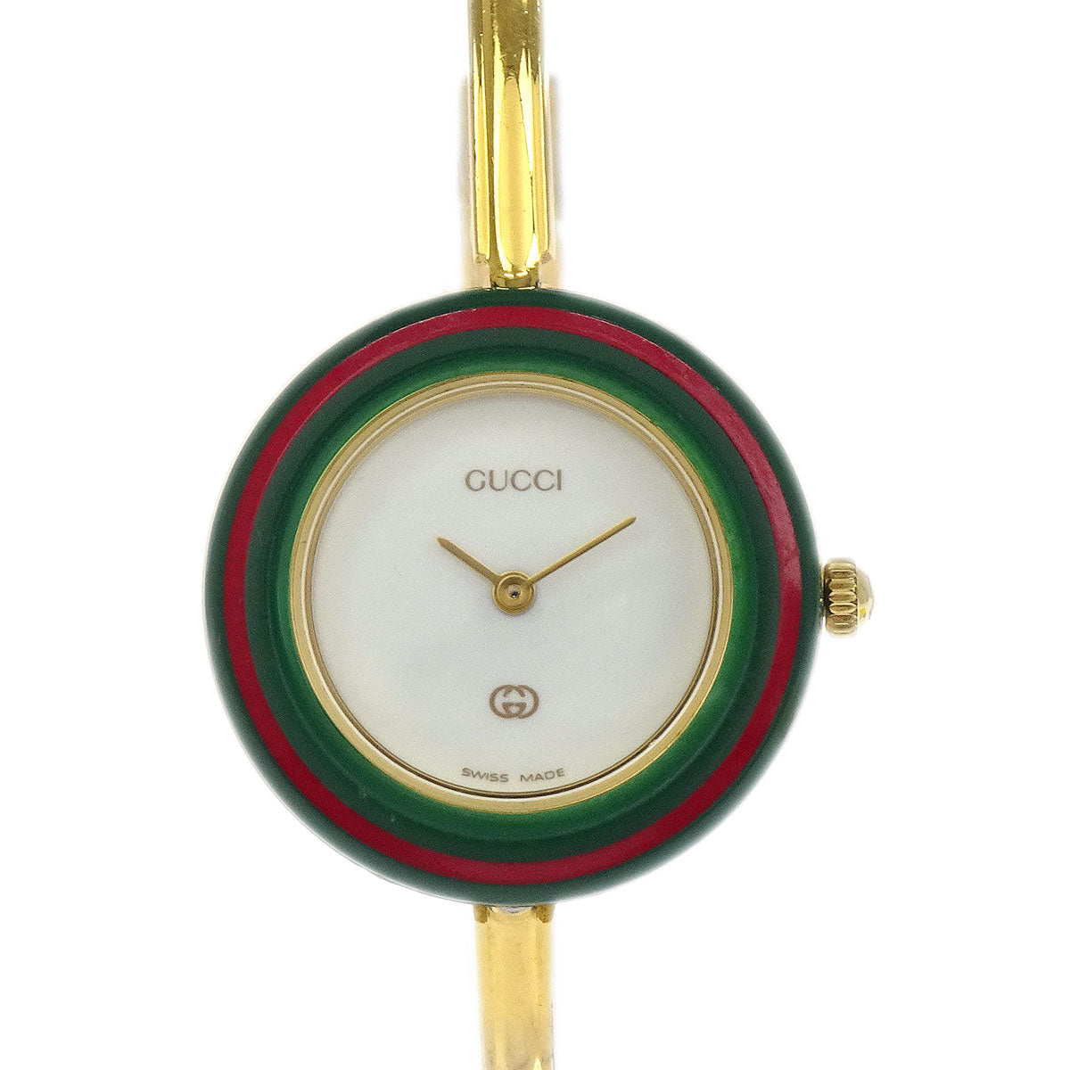 Gucci 11/12 Change Bezel Chameleon Quartz Watch SS