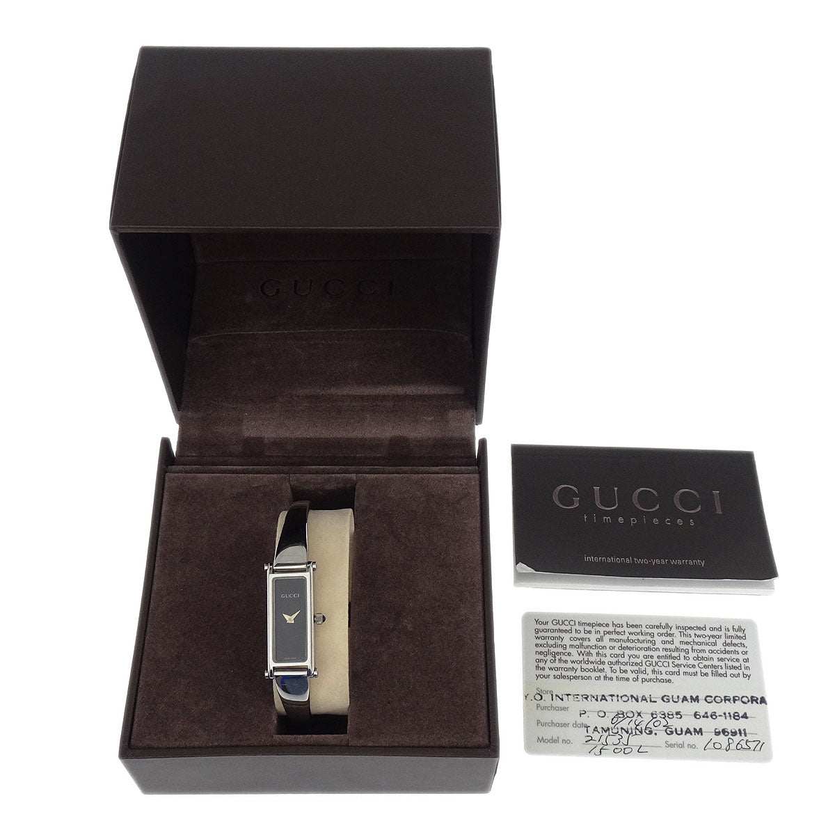 Gucci 1500L Quartz Watch SS