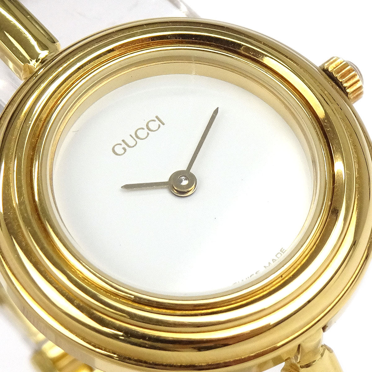 Gucci 11/12.2 Change Bezel Chameleon Quartz Watch SS