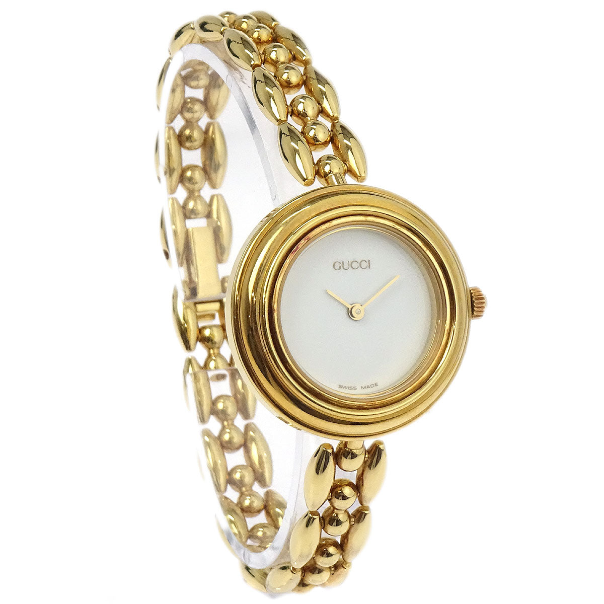Gucci 11/12 Change Bezel Chameleon Quartz Watch SS