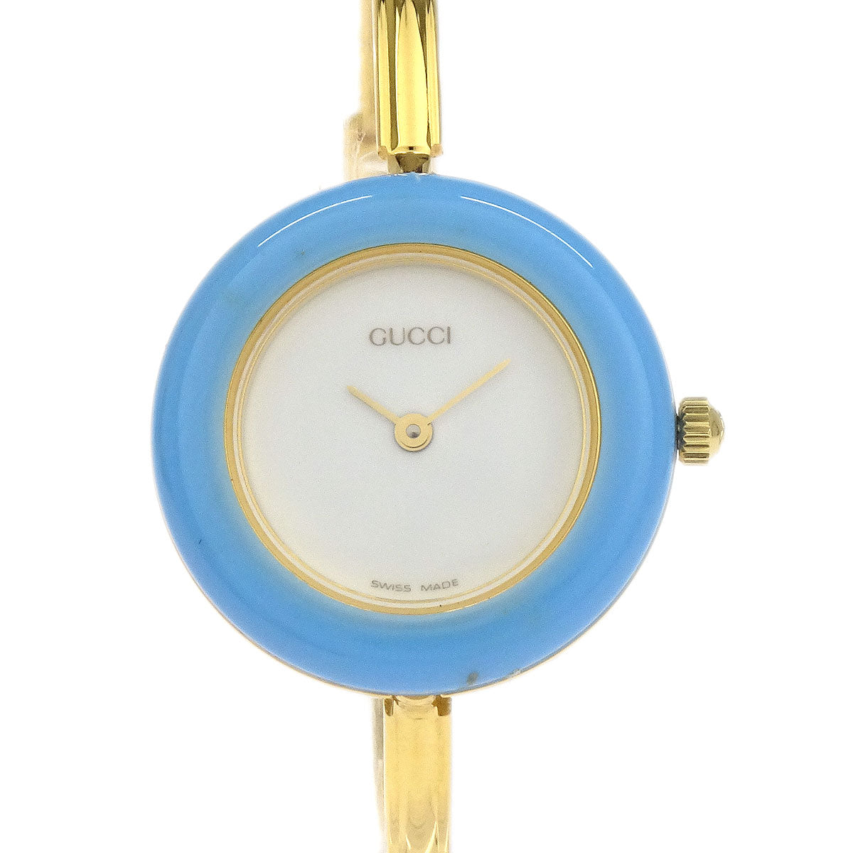 Gucci 11/12.2 Change Bezel Chameleon Quartz Watch SS