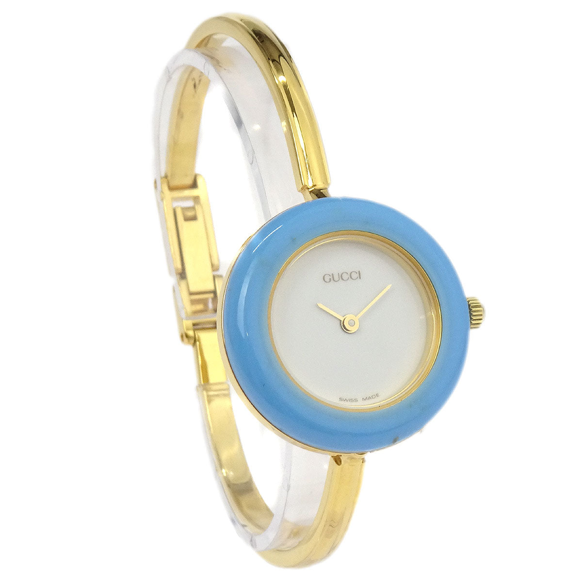 Gucci 11/12.2 Change Bezel Chameleon Quartz Watch SS