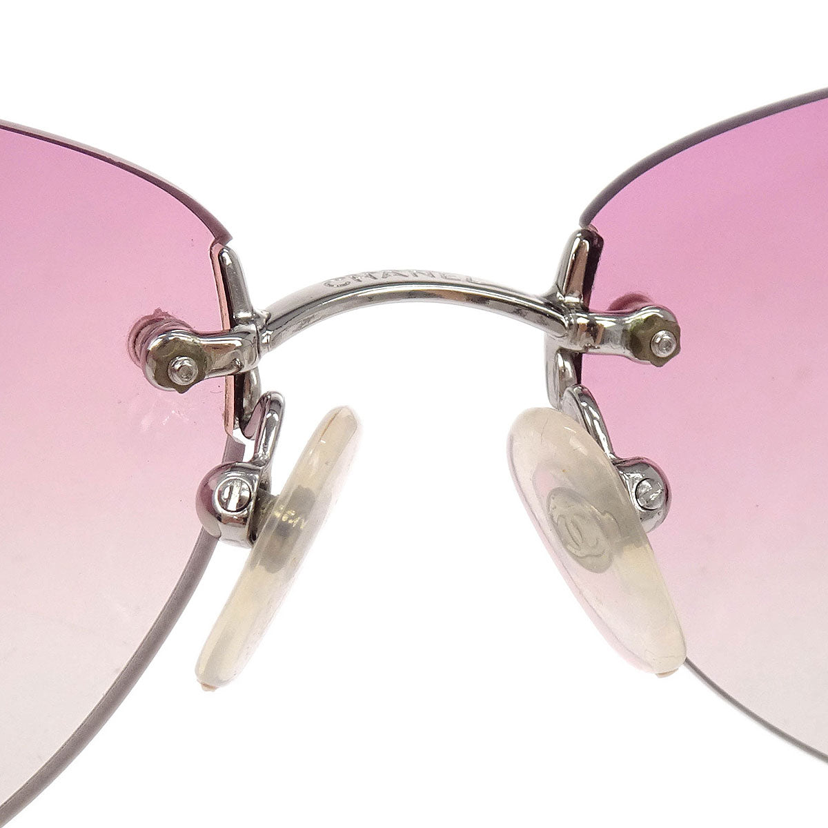 Chanel Sunglasses Eyewear Pink Small Good