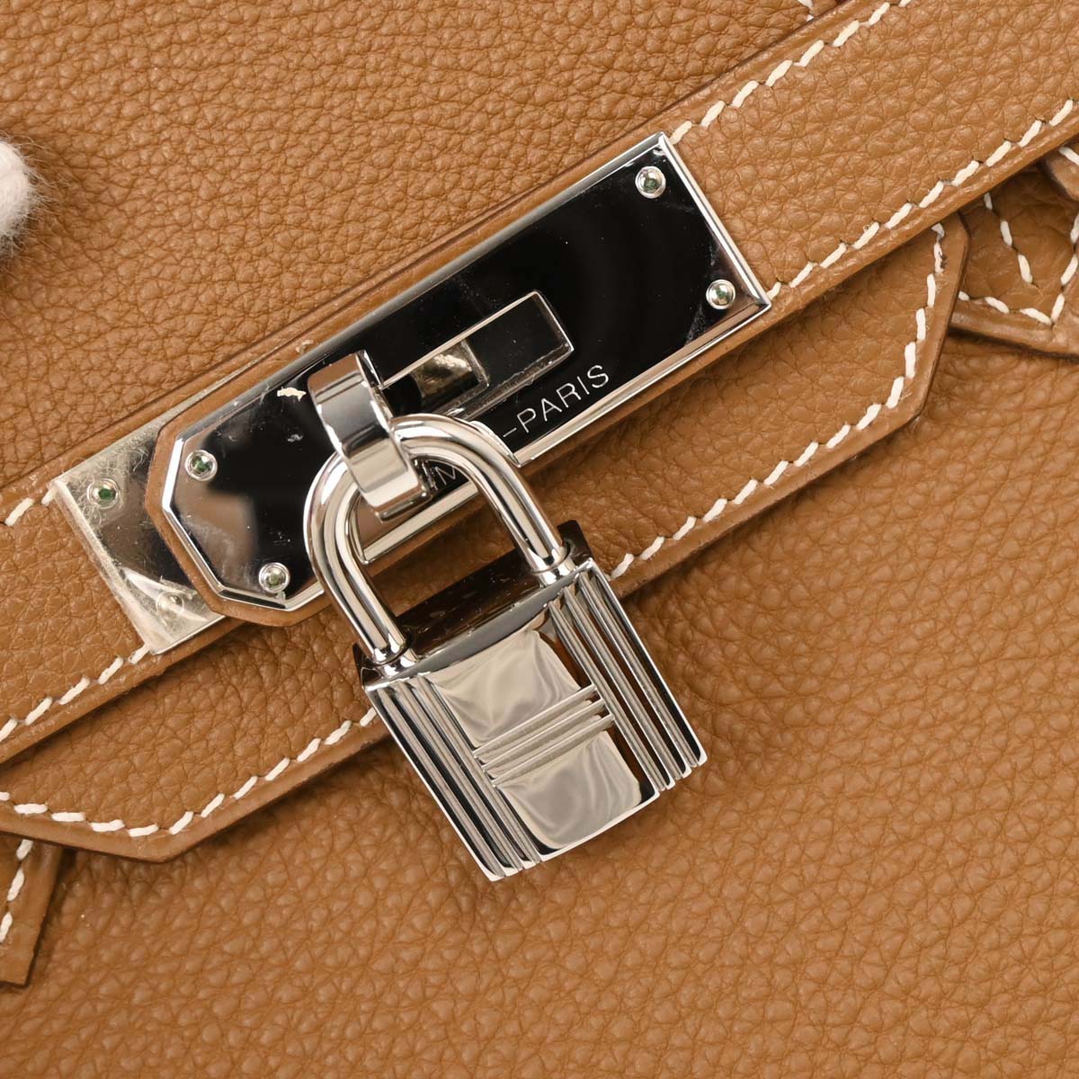 Hermes Gold Togo Birkin 30 Handbag