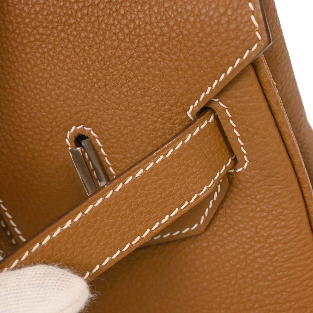 Hermes Gold Togo Birkin 30 Handbag