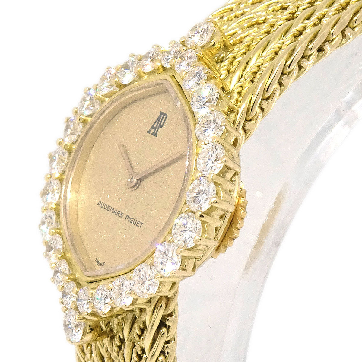Audemars Piguet Diamond Bezel Manual-winding Watch 18KYG