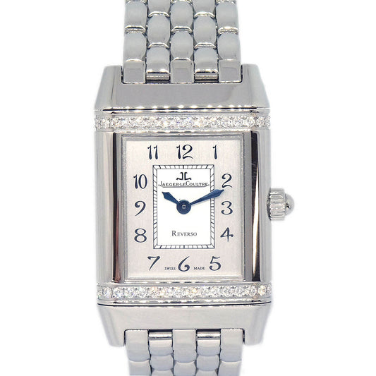 Jaeger Lecoultre Reverso Monoface Ref.265.8.08 Quartz Watch SS