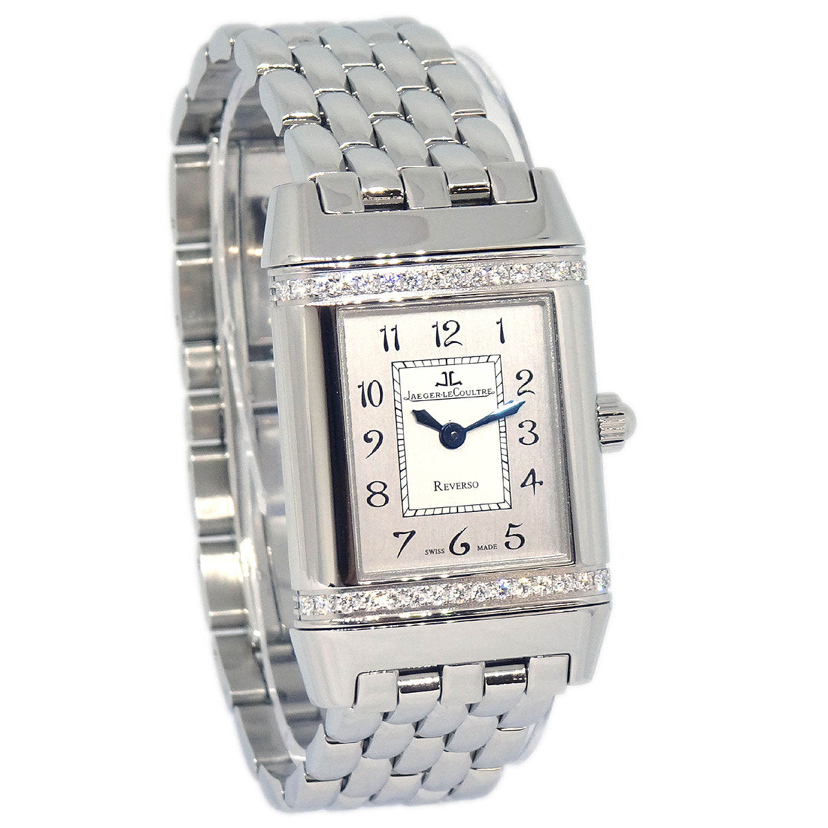 Jaeger Lecoultre Reverso Monoface Ref.265.8.08 Quartz Watch SS