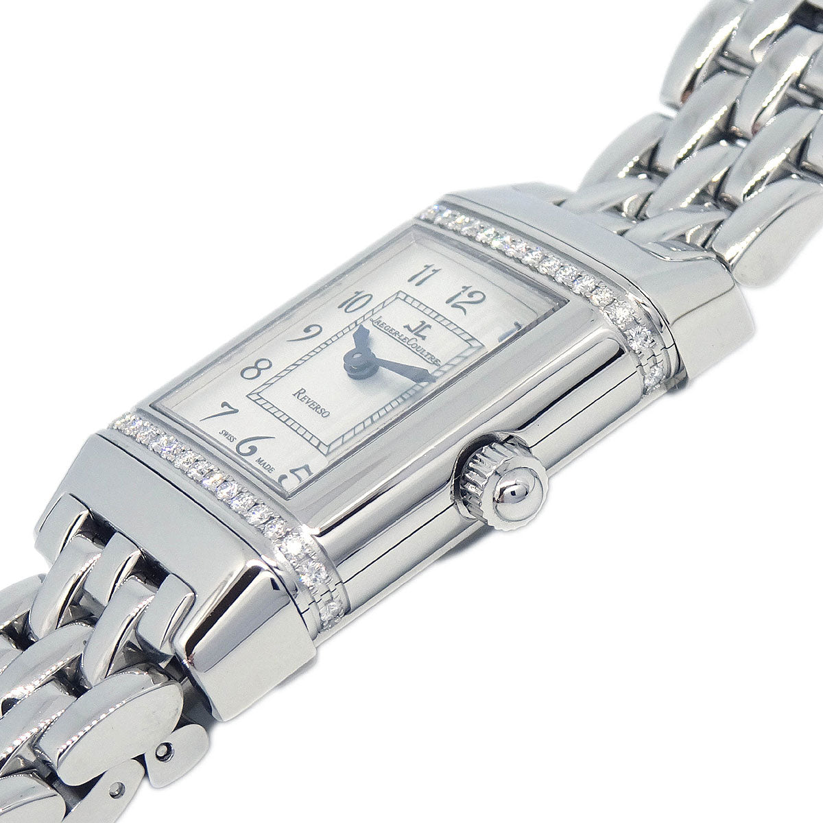 Jaeger Lecoultre Reverso Monoface Ref.265.8.08 Quartz Watch SS