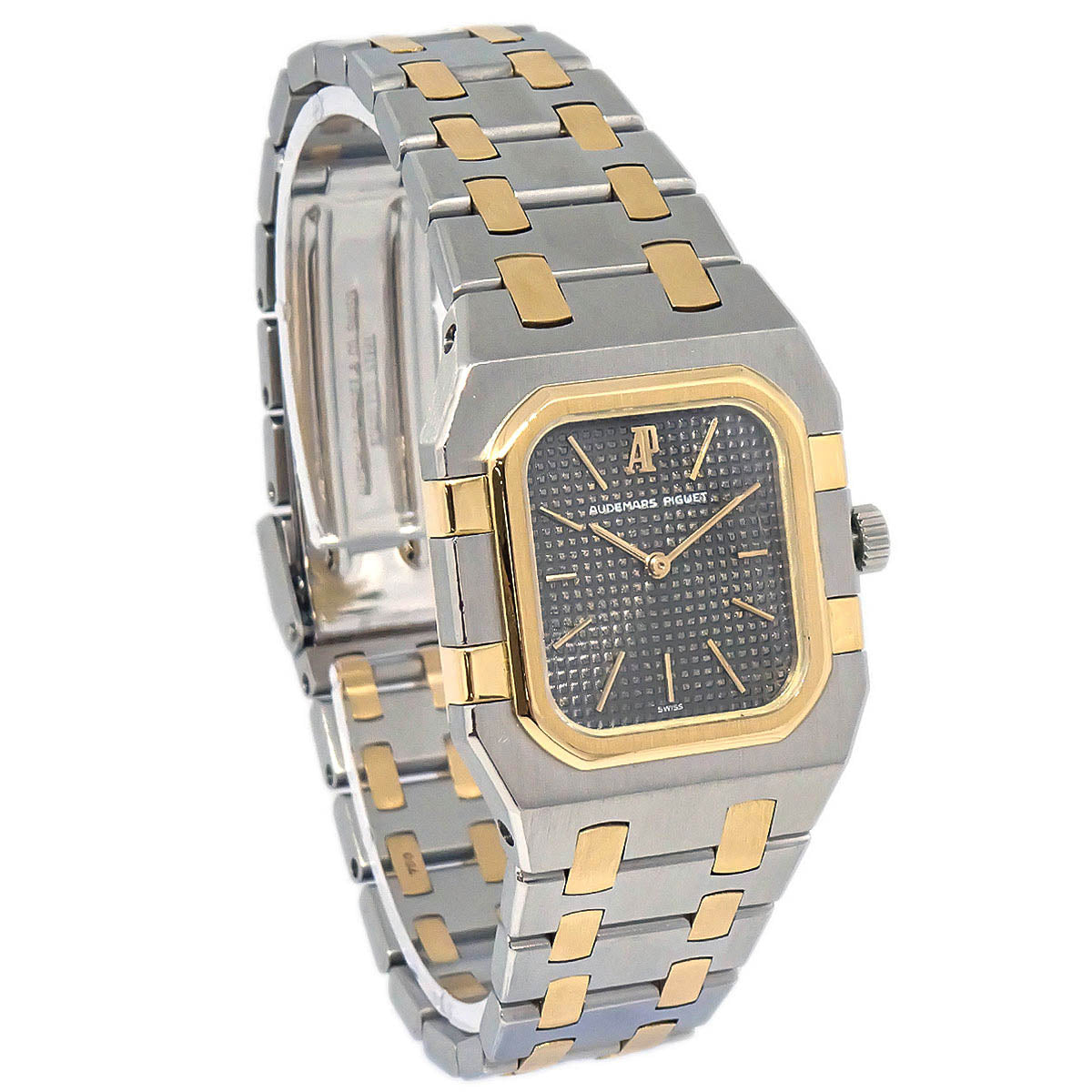 Audemars Piguet Royal Oak Square Quartz Watch SS 18KYG