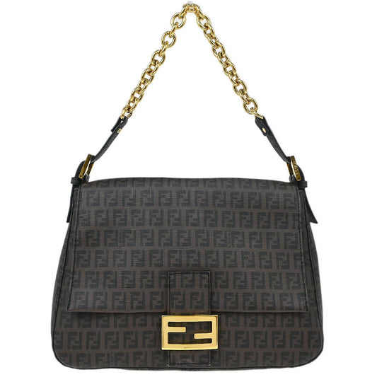 Fendi Brown Zucchino Mamma Baguette Handbag