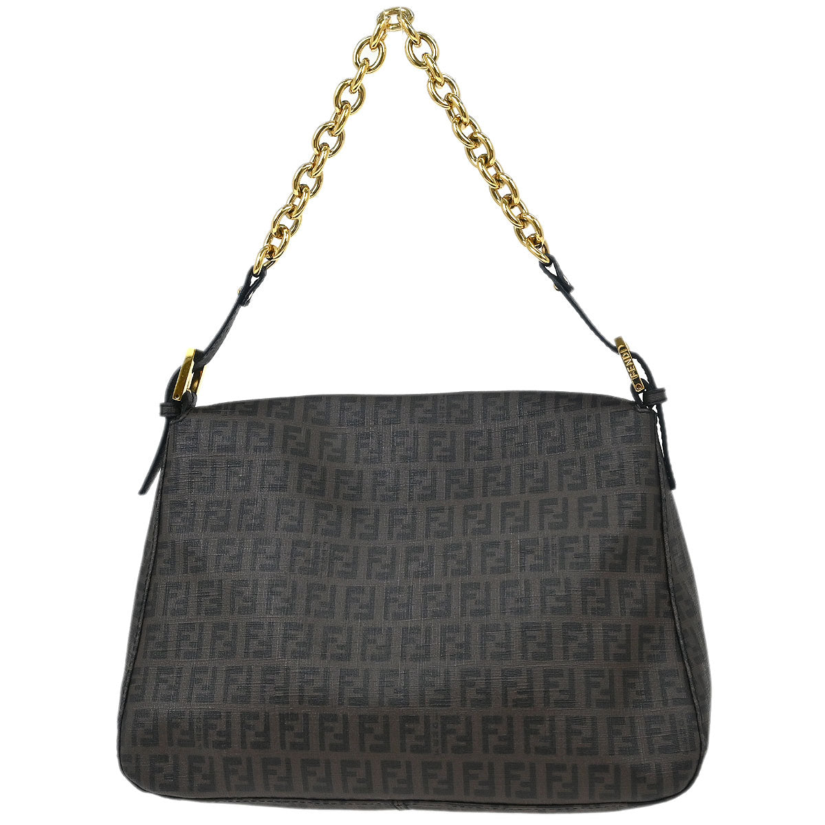 Fendi Brown Zucchino Mamma Baguette Handbag