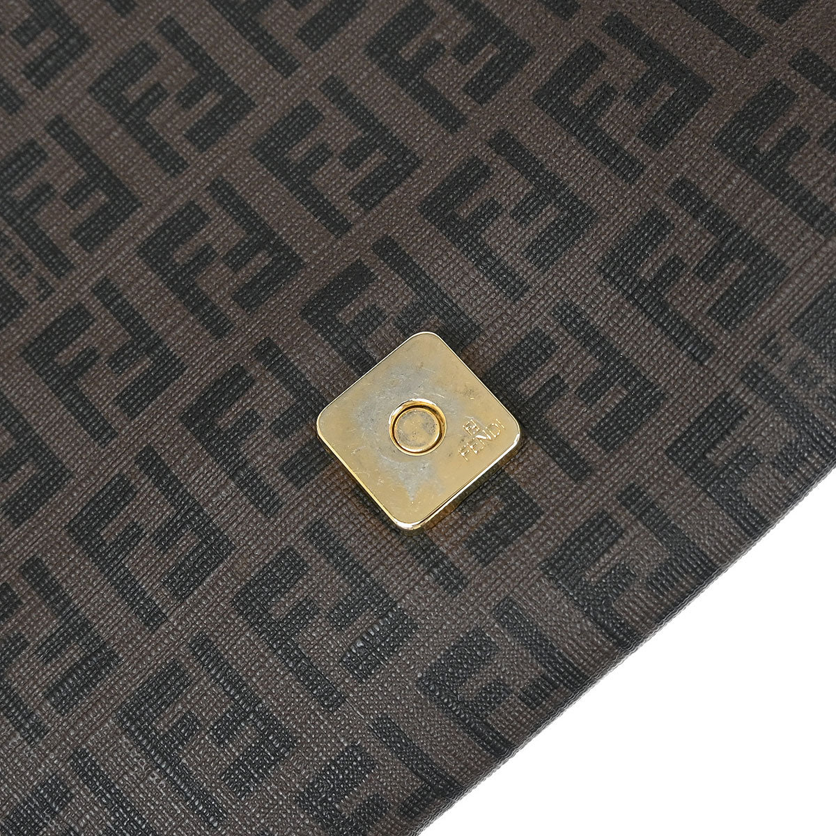 Fendi Brown Zucchino Mamma Baguette Handbag
