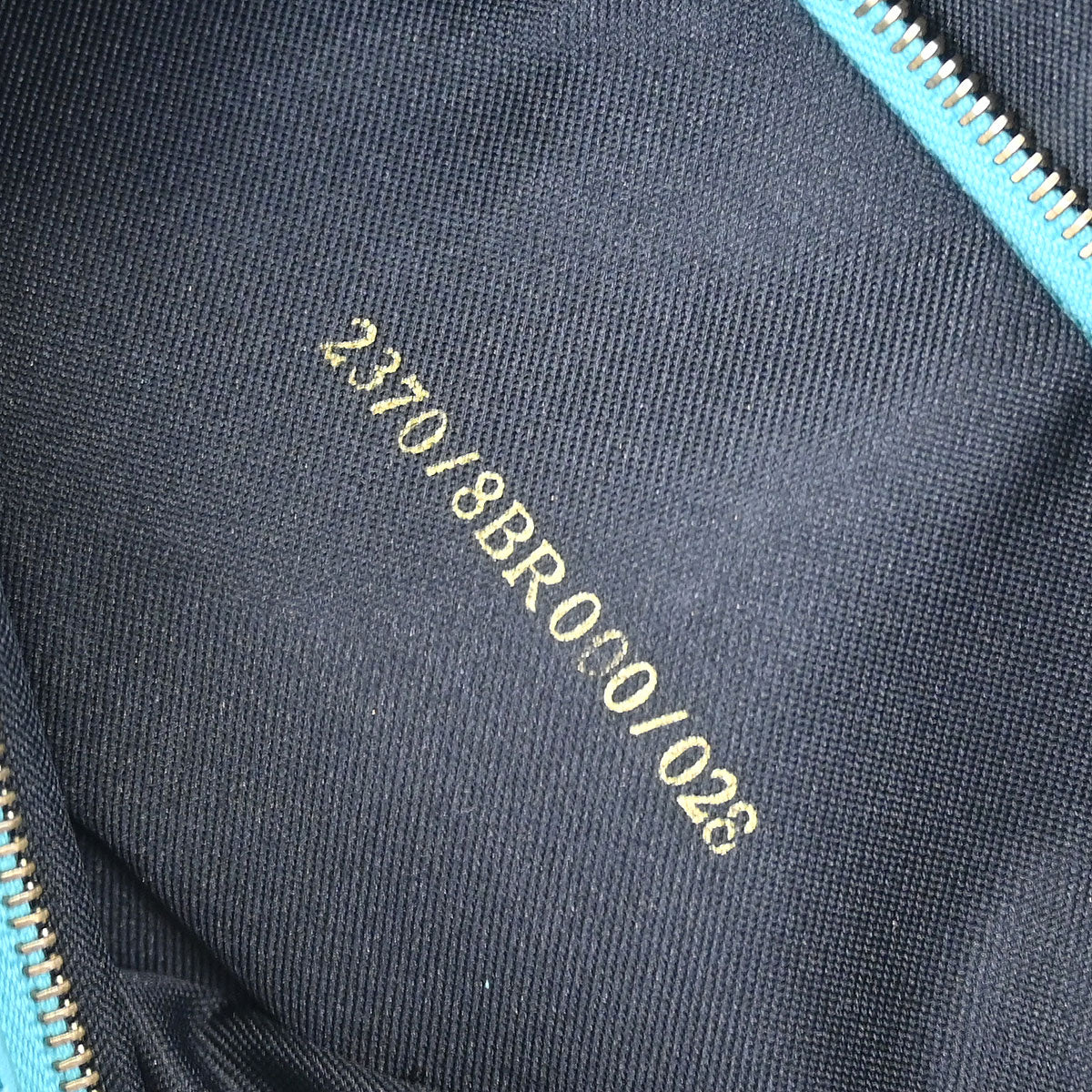 Fendi Black Zucchino Baguette Handbag
