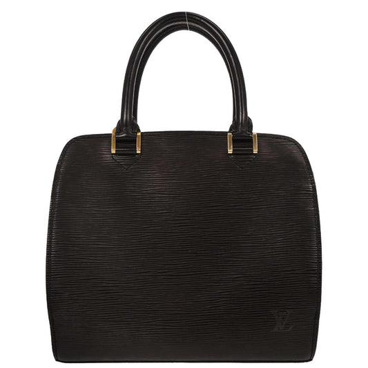 Louis Vuitton Black Epi Pont Neuf Handbag M52052