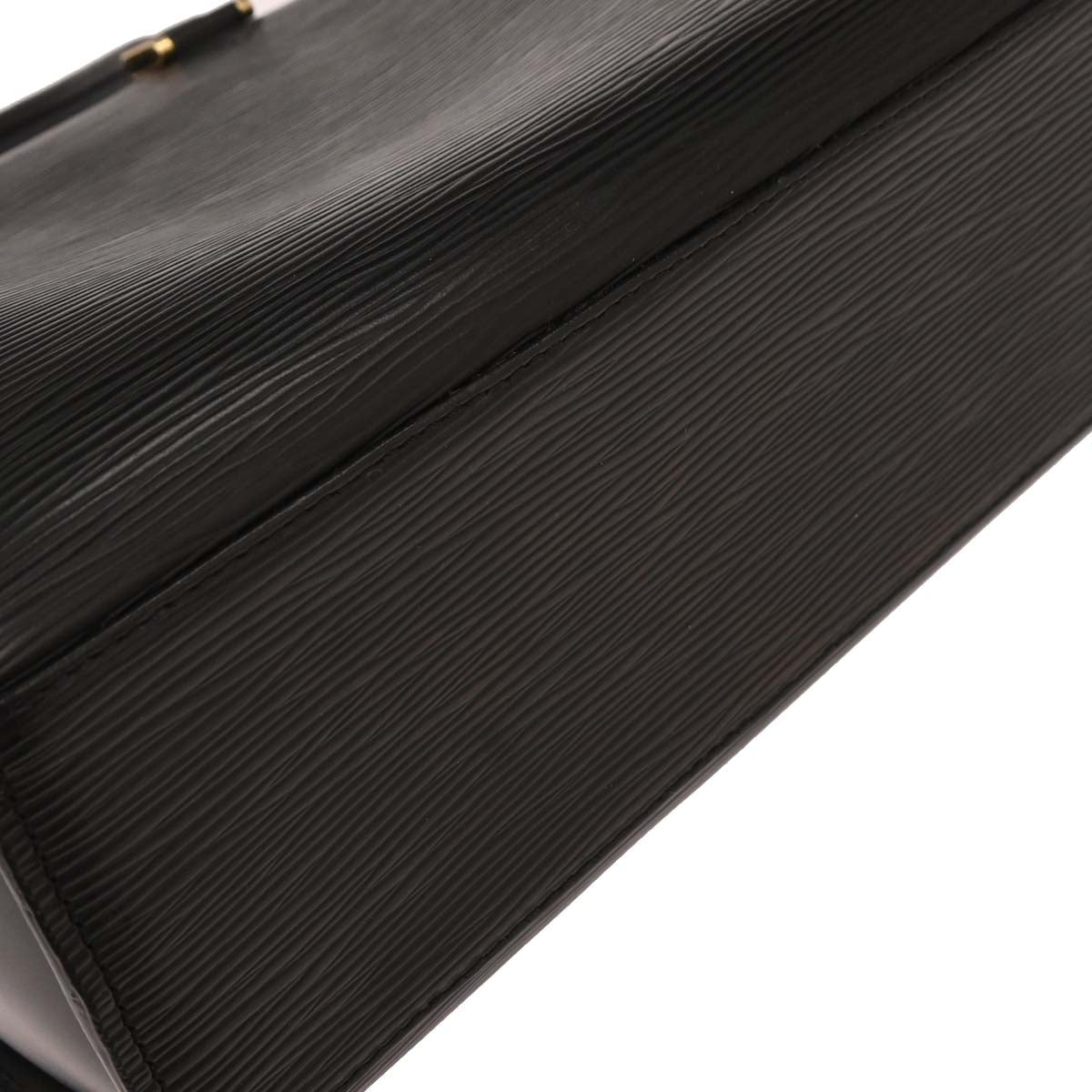 Louis Vuitton Black Epi Pont Neuf Handbag M52052