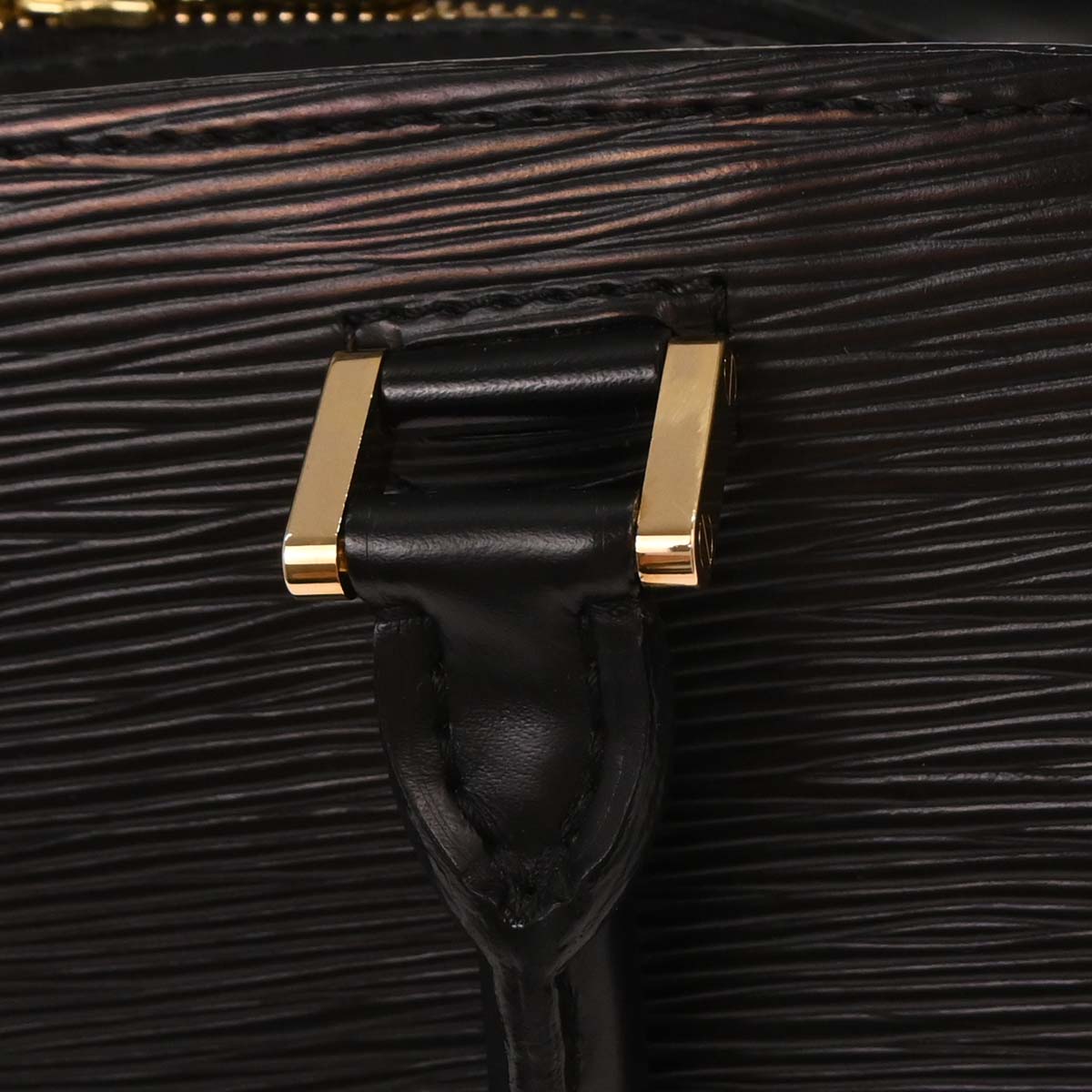 Louis Vuitton Black Epi Pont Neuf Handbag M52052