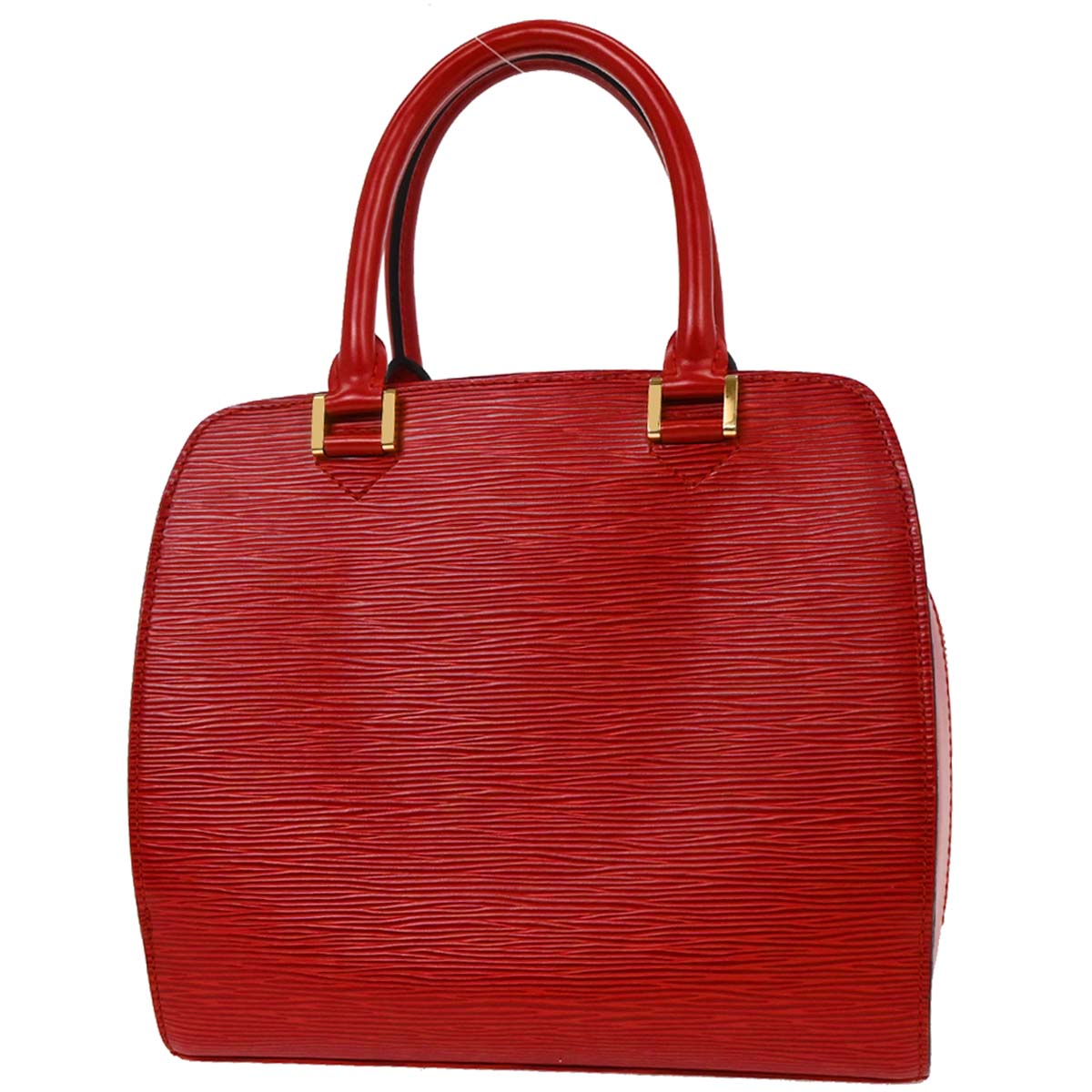 Louis Vuitton Red Epi Pont Neuf Handbag M52057