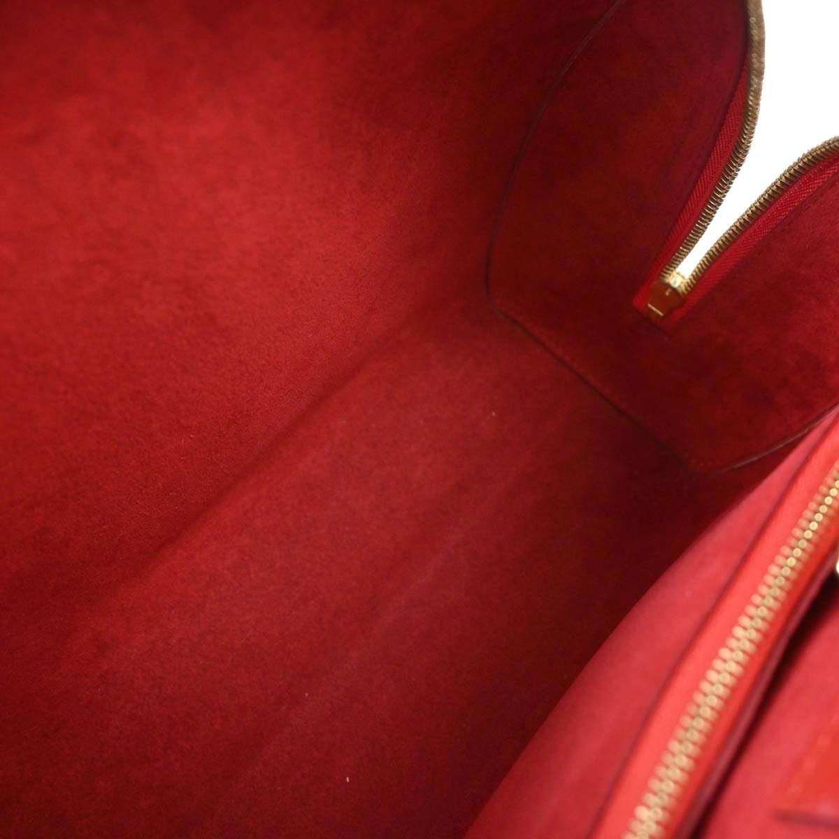 Louis Vuitton Red Epi Pont Neuf Handbag M52057