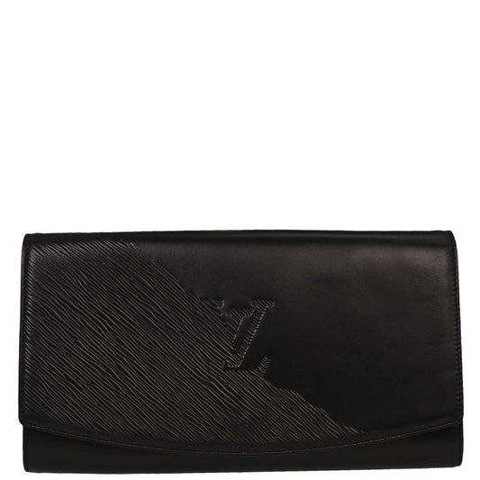 Louis Vuitton Black Opera Aegean Clutch Handbag M63962