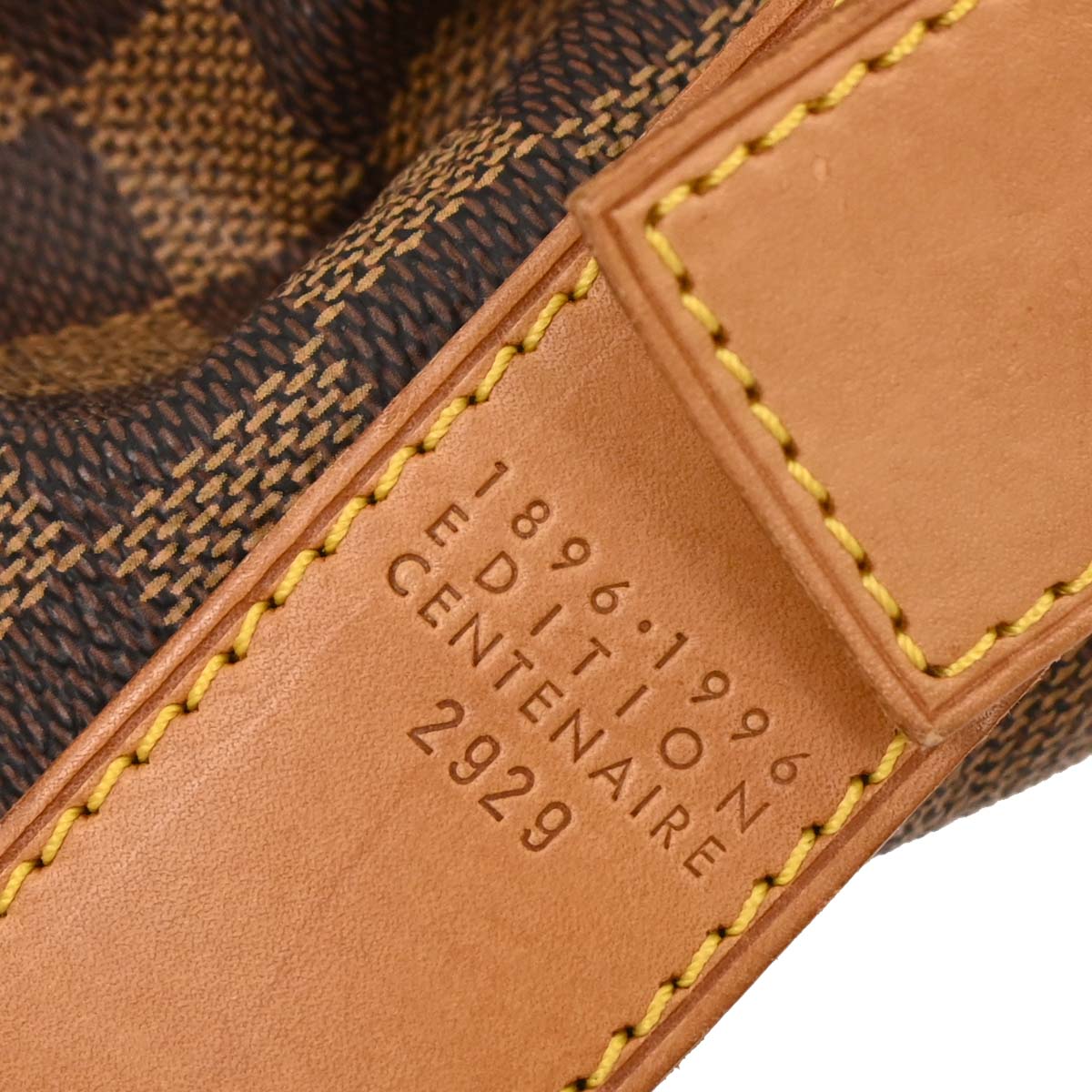 Louis Vuitton 1996 Damier Colombine Shoulder Tote Bag N99037