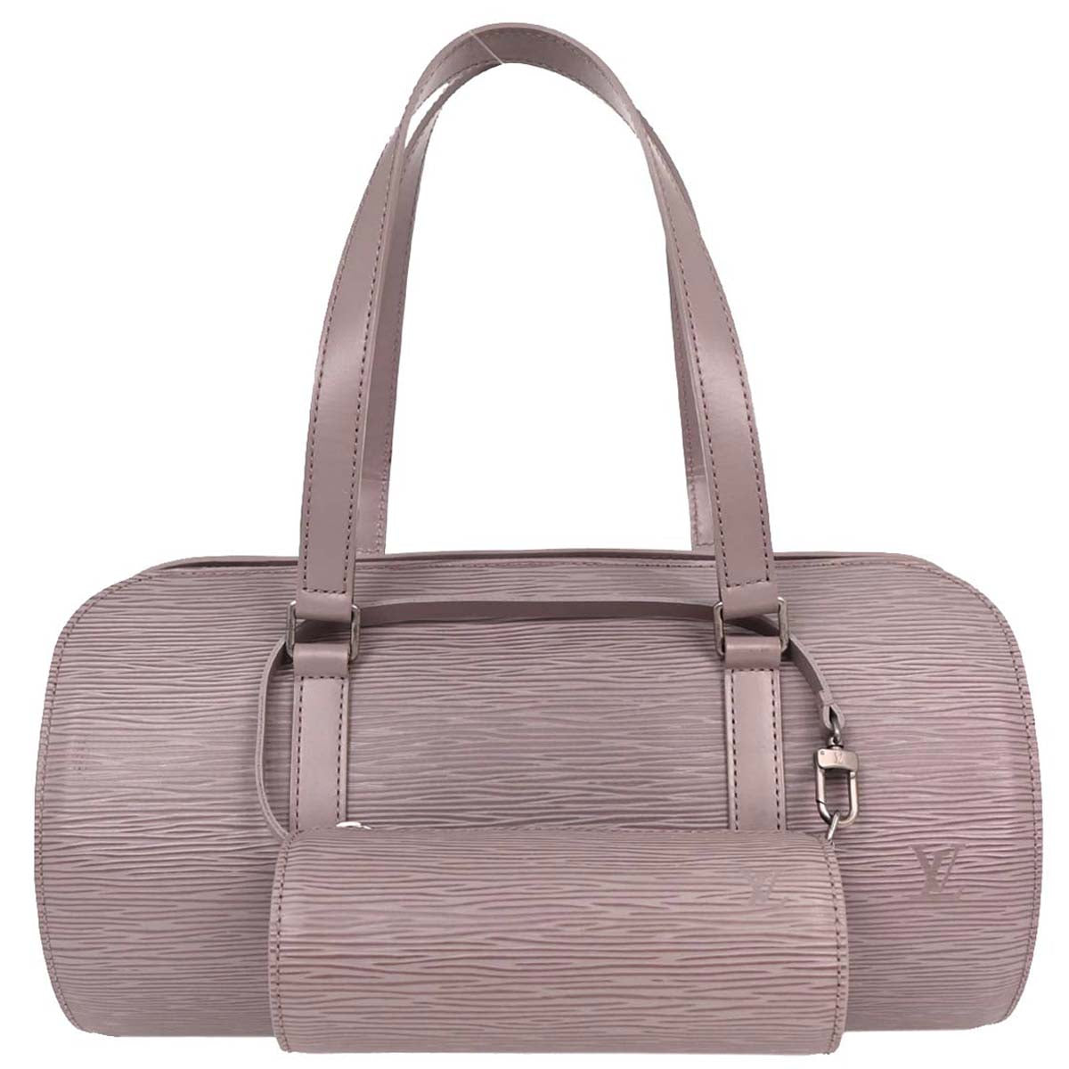 Louis Vuitton Purple Epi Soufflot Handbag M5222B