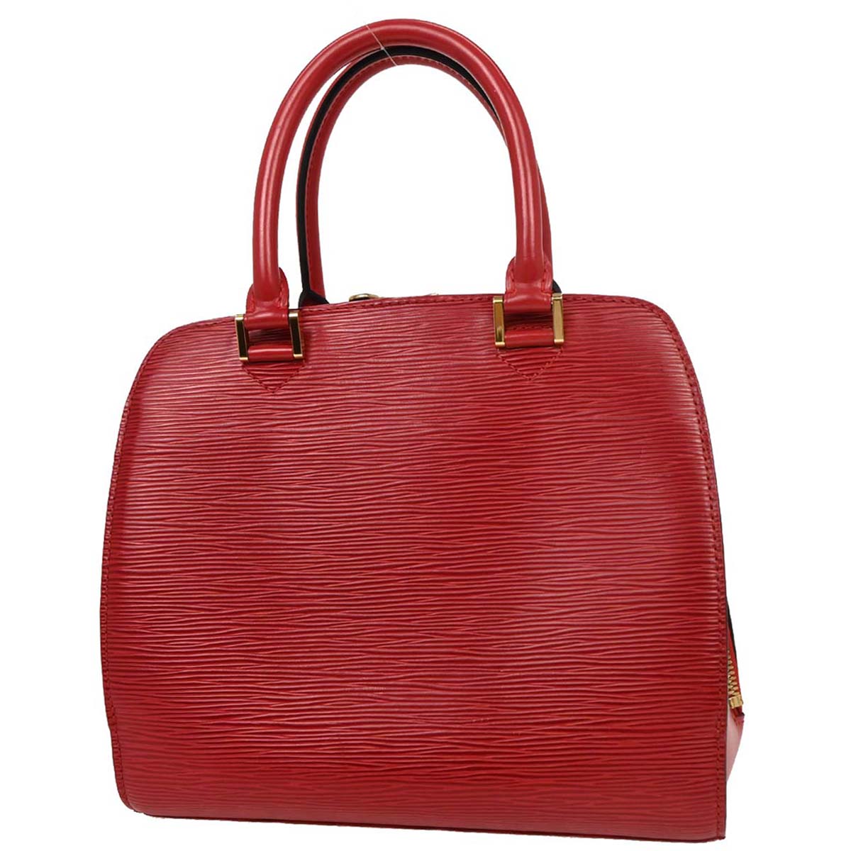 Louis Vuitton Red Epi Pont Neuf Handbag M52057