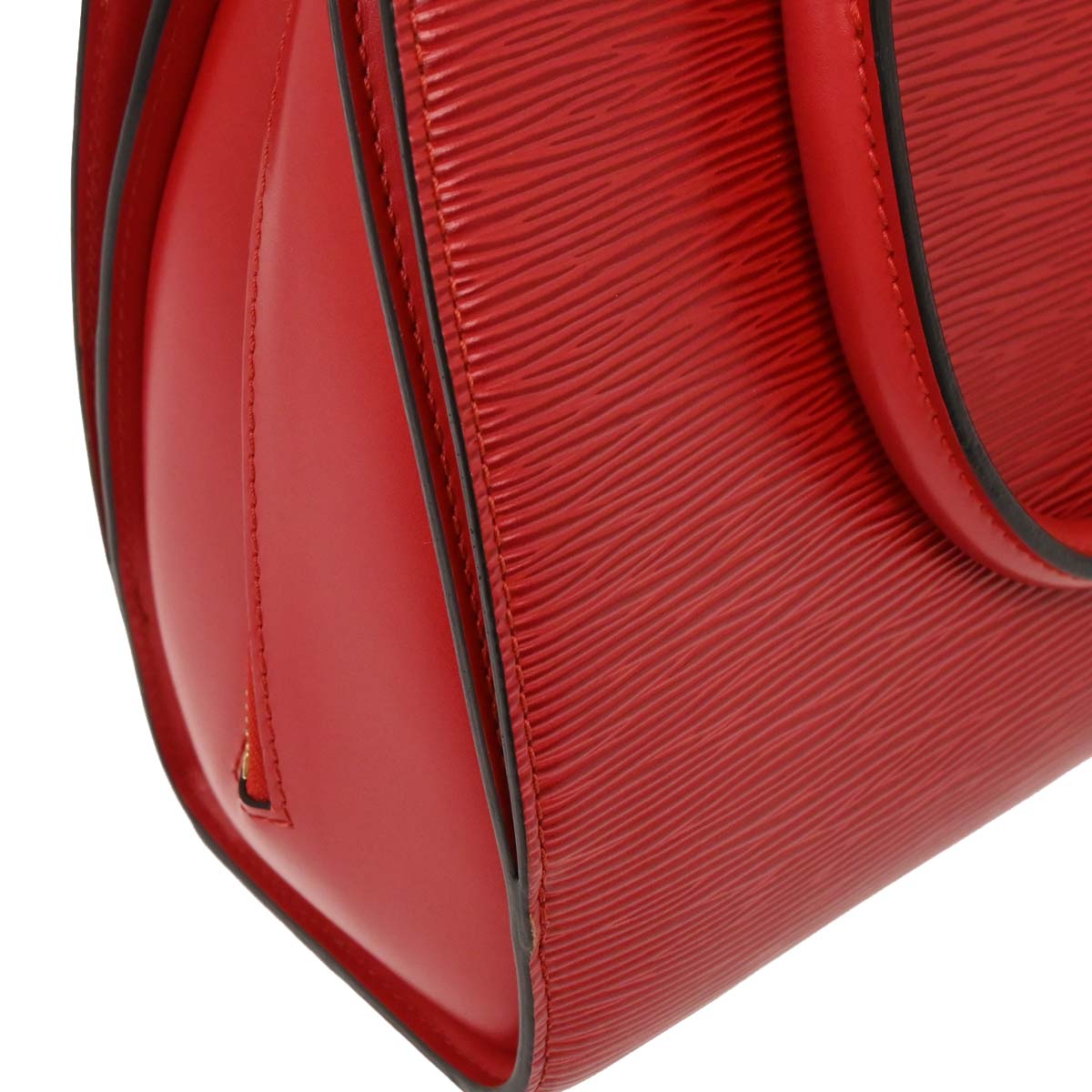 Louis Vuitton Red Epi Pont Neuf Handbag M52057