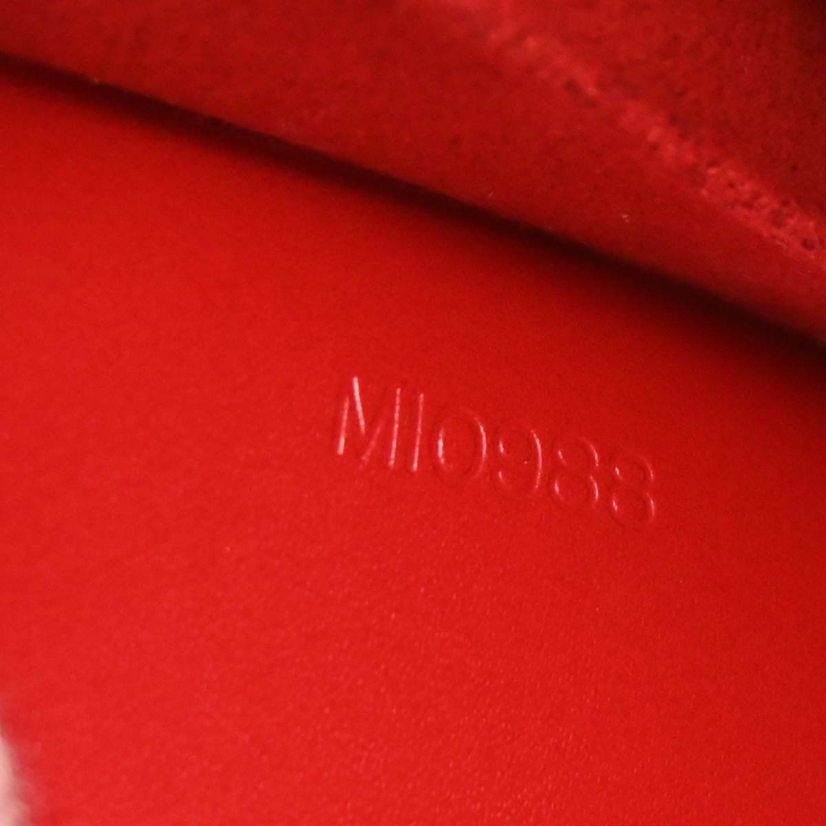 Louis Vuitton Red Epi Pont Neuf Handbag M52057