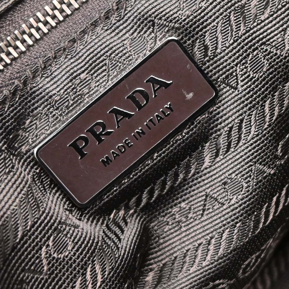 Prada Dark Brown Leather Handbag