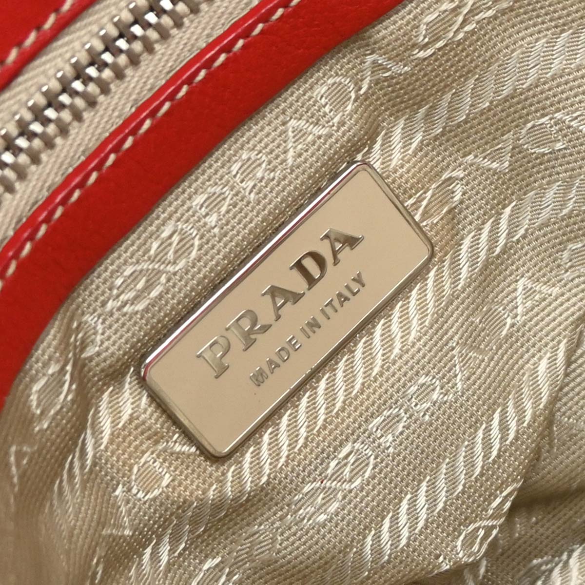 Prada Red Leather Handbag