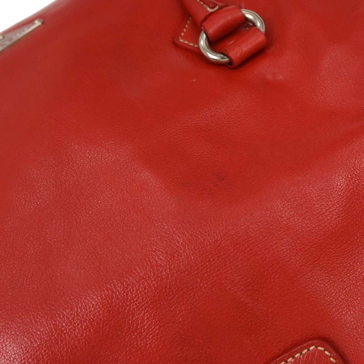 Prada Red Leather Handbag