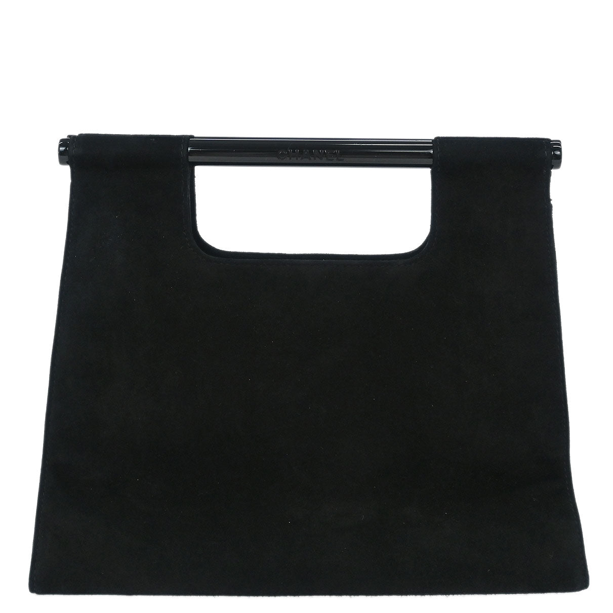 Chanel 1997-1999 Black Suede Handbag